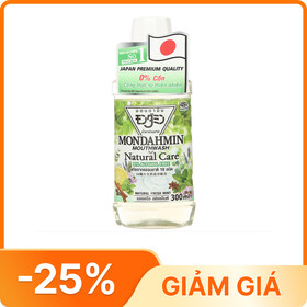 Nước súc miệng Mondahmin Natural Care 300ml