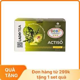 Lado Tea Trà Actisô hỗ trợ bảo vệ gan (Hộp 20 gói)
