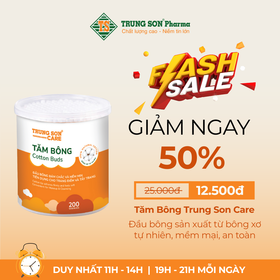 Tăm Bông Trung Son Care (Hộp 200 que)