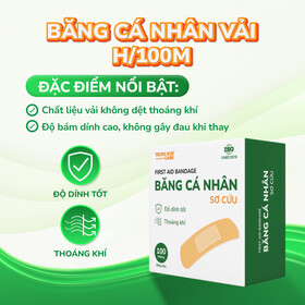 Băng Cá Nhân Sơ Cứu - First Aid Bandage - 100 Miếng