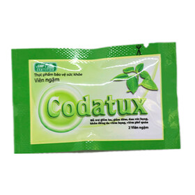 Kẹo Codatux Hương Cam ADC hỗ trợ giảm ho, long đờm, nhuận phế (100 vỉ x 2 viên)