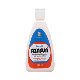 Dầu gội Azasun Gamma hỗ trợ sạch gàu, vệ sinh da đầu hiệu quả (120ml)