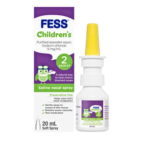 Fess Children'd Spray 2+ Xịt rửa mũi cho trẻ em Fess (20ml)