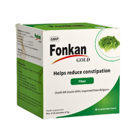 Men vi sinh Fonkan bổ sung chất xơ tự nhiên, giảm táo bón, tăng cường tiêu hoá (Hộp 20 gói)