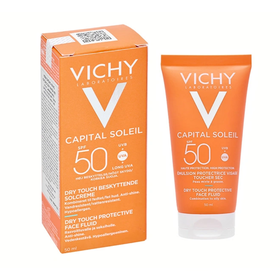 Kem chống nắng dành cho da dầu Vichy Capital Soleil Mattifying Dry Touch Face Fluid SPF 50 (50Ml)