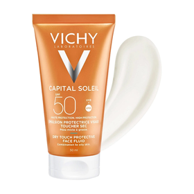 Kem chống nắng dành cho da dầu Vichy Capital Soleil Mattifying Dry Touch Face Fluid SPF 50 (50Ml)