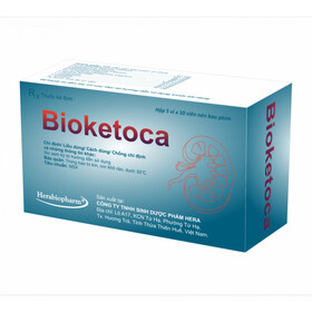 Thuốc Bioketoca - Điều trị suy thận mạn, bổ sung Ketoacid (Hộp 50 viên)