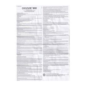 Thuốc Ciclevir 800 mg: Điều trị nhiễm virus Herpes Simplex và Zona