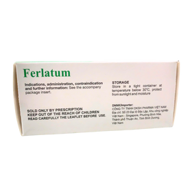 Thuốc Ferlatum Fol Italfarmco điều trị thiếu sắt