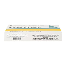 Thuốc Masopen 250/25 Hasan - Điều trị bệnh Parkinson (Hộp 3 vỉ x 10 viên)