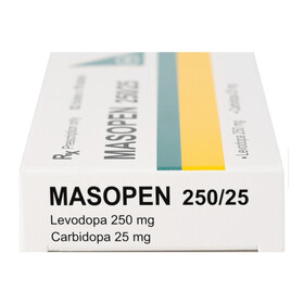 Thuốc Masopen 250/25 Hasan - Điều trị bệnh Parkinson (Hộp 3 vỉ x 10 viên)