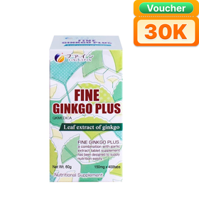 Thực phẩm bảo vệ sức khỏe Fine Ginkgo Plus (400 viên)