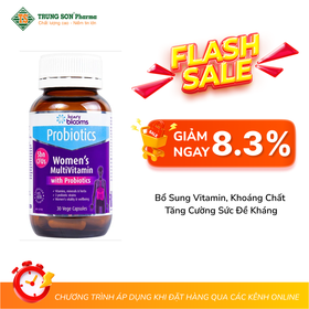 Thực phẩm bảo vệ sức khoẻ Women's Multivitamin With Probiotics Henry Blooms Hộp 30 viên