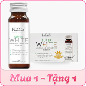 Thực phẩm bảo vệ sức khỏe Nucos Super White (10 chai x 50ml)