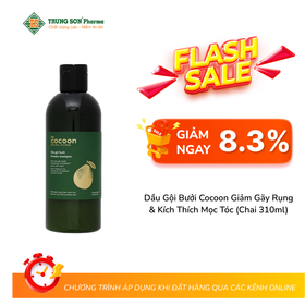 Dầu gội bưởi Cocoon giảm gãy rụng &amp; kích thích mọc tóc (chai 310ml)