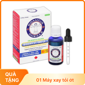 Thực phẩm bảo vệ sức khỏe Bioamicus Omega-3 hỗ trợ tốt cho mắt và não (30ml)