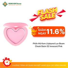 Phấn Má Kem Lilybyred Luv Beam Cheek Balm 02 Innocent Pink