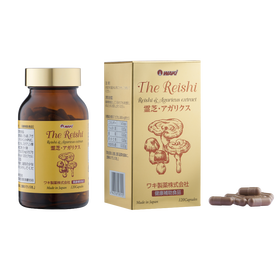 Nấm linh chi THE REISHI hỗ trợ tăng cường miễn dịch, hỗ trợ bảo vệ gan (Hộp 120 viên)