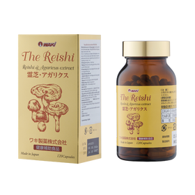 Nấm linh chi THE REISHI hỗ trợ tăng cường miễn dịch, hỗ trợ bảo vệ gan (Hộp 120 viên)