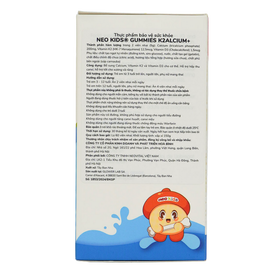 NEO KIDS® GUMMIES K2ALCIUM+ Hỗ trợ tốt cho xương và răng (60 viên)