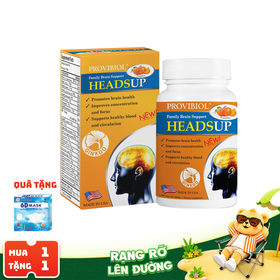 Thực phẩm bảo vệ sức khỏe Provibiol Headsup (Hộp 60 Viên)