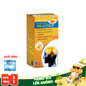 Thực phẩm bảo vệ sức khỏe Provibiol Headsup (30 Viên)