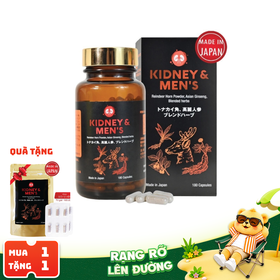 Thực phẩm bảo vệ sức khoẻ Kidney Men's tăng cường sinh lý nam giới - Hộp 180 viên
