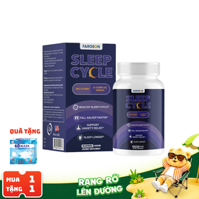 Thực phẩm bảo vệ sức khỏe Faroson Sleep Cycle (Hộp 30 viên)