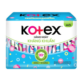 Băng vệ sinh hàng ngày Kotex Kháng Khuẩn (20 miếng)