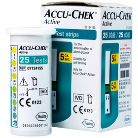 Que thử đường huyết Accu-Chek Active (25 que)