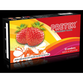 Bao cao su Pretex Strawberry Flavor (10 cái)