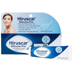 Gel Hiruscar Silicone Pro giảm ngứa, làm mờ sẹo (10g)