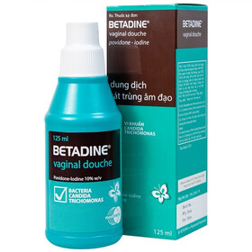 Thuốc Betadine vaginal hỗ trợ điều trị nhiễm khuẩn âm đạo chai 125ml