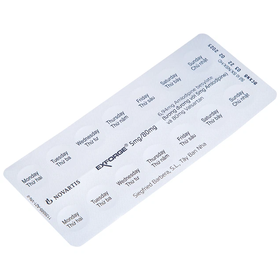 Thuốc Exforge 5mg/80mg điều trị tăng huyết áp (2 vỉ x 14 viên)
