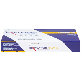 Thuốc Exforge 5mg/80mg điều trị tăng huyết áp (2 vỉ x 14 viên)