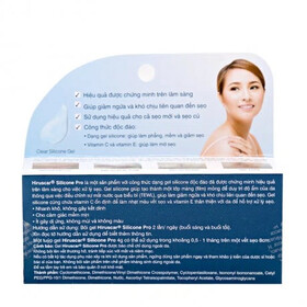 Gel Hiruscar Silicone Pro giảm ngứa, làm mờ sẹo (4g)