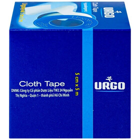 Băng keo lụa có độ dính cao Urgo Syval (5cm x 5m)