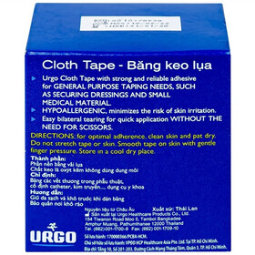 Băng keo lụa có độ dính cao Urgo Syval (5cm x 5m)