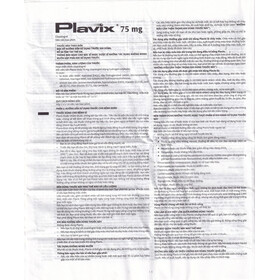 Thuốc Plavix 75mg phòng và trị huyết khối (1 vỉ x 14 viên)