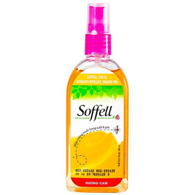 Xịt Soffell hương cam giúp chống muỗi cho bé chai 80ml