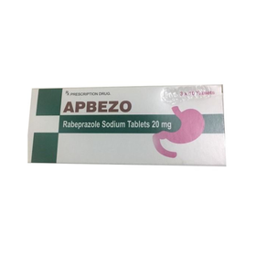 Thuốc Apbezo 20mg điều trị viêm loét dạ dày tá tràng (3 vỉ x 10 viên)