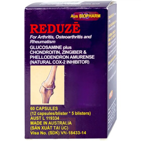 Thuốc Reduze hỗ trợ giảm triệu chứng viêm khớp gối (5 vỉ x 12 viên)