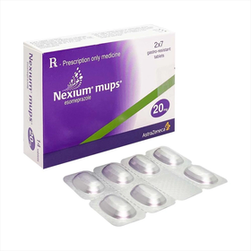 Thuốc Nexium Mups 20mg trị trào ngược dạ dày, thực quản (2 vỉ x 7 viên)