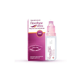 Tên sản phẩm: Thuốc Novotane Ultra nước mắt nhân tạo giảm tạm thời các chứng rát và kích ứng do khô mắt ( chai 5ml )