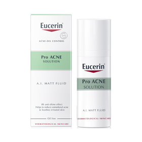 Kem Eucerin Pro Acne Solution A.I Matt Fluid hỗ trợ kiểm soát dầu, trị mụn (50ml)