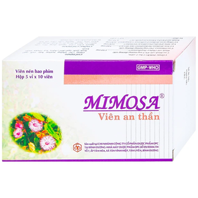 Thuốc an thần Mimosa OPC giúp dễ ngủ, ngủ sâu, ngon giấc (5 vỉ x 10 viên)