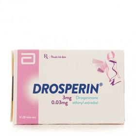 Thuốc tránh thai hằng ngày Drosperin (1 vỉ x 28 viên)