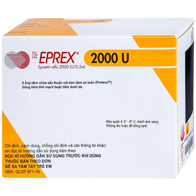 Thuốc Eprex Prefill 2000IU Janssen điều trị bệnh thiếu máu (6 ống)