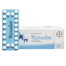 Thuốc tránh thai hằng ngày MARVELON (1 vỉ x 21 viên)