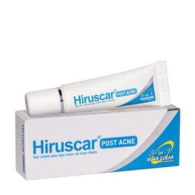 Gel HIRUSCAR POST ACNE làm mờ sẹo mụn và thâm mụn (5g)